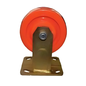 European Type Heavy Duty Orange PU Caster (135)